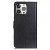 Nordic Covers iPhone 13 Pro Litsi Raven Black -kotelo