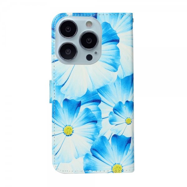 iPhone 13 Pro -suojakotelo, krysanteemikuviolla