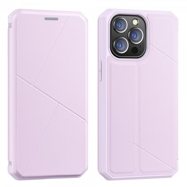 Dux Ducis iPhone 13 Pro Fodral Skin X -sarja Vaaleanpunainen