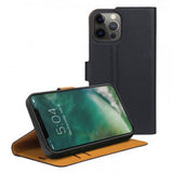Xqisit iPhone 13 Pro -ohut lompakkokotelo Selection, musta