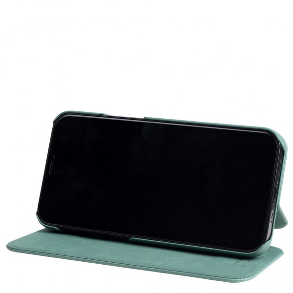 holdit iPhone 13 Pro -suojakuori SlimFlip Wallet Moss Green
