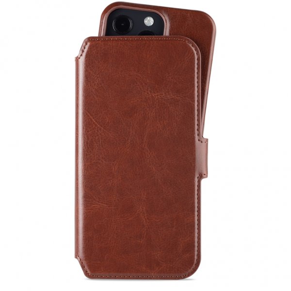 holdit iPhone 13 Pro Suojakotelo Wallet Case Magnet Berlin Dark Brown