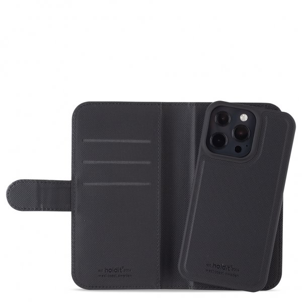 holdit iPhone 13 Pro Suojakotelo Lompakkokotelo Magnet Musta