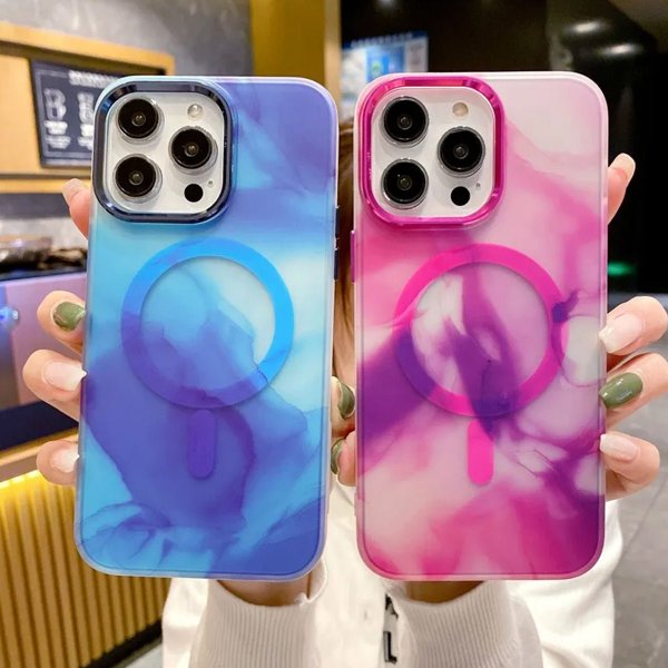 iPhone 13 Pro Kuori Kuviollinen Abstrakti Sininen
