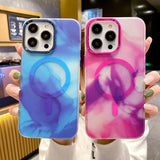iPhone 13 Pro Kuori Kuviollinen Abstrakti Sininen