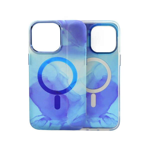 iPhone 13 Pro Kuori Kuviollinen Abstrakti Sininen