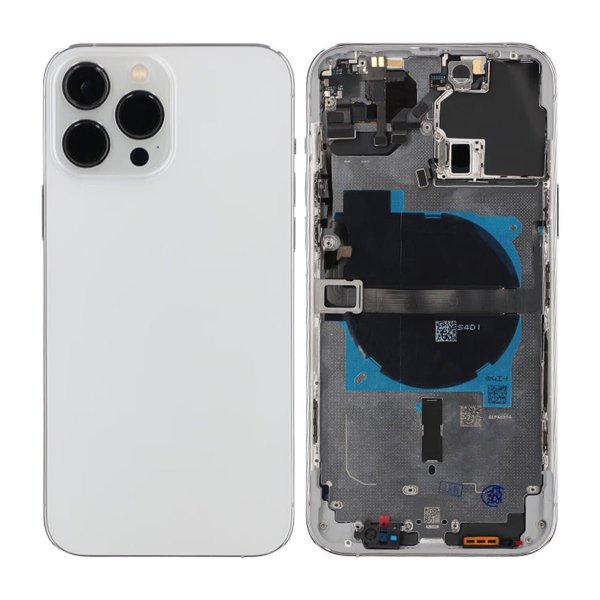 iPhone 13 Pro Max Takaosa täydellä rungolla OEM - Hopea