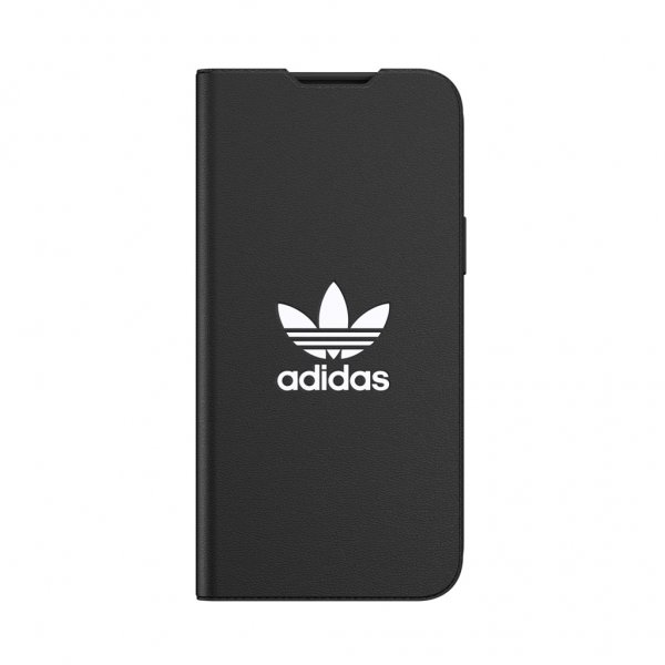 Adidas iPhone 13 Pro Max Kotelo Booklet Case Musta