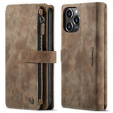 CaseMe iPhone 13 Pro Max -kotelo C30 Series Ruskea