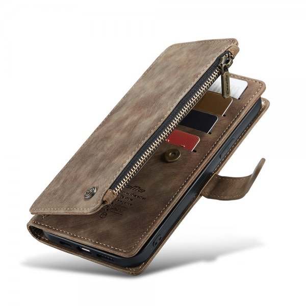 CaseMe iPhone 13 Pro Max -kotelo C30 Series Ruskea