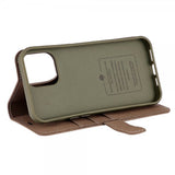 Onsala iPhone 13 Pro Max -kotelo, ECO Wallet, ruskea