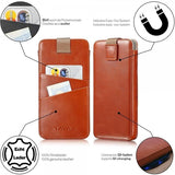 Kavaj iPhone 13 Pro Max Kotelo Miami Ruskea