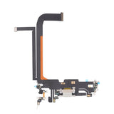 iPhone 13 Pro Max latausliitin joustokaapelilla, alkuperäinen - Valkoinen