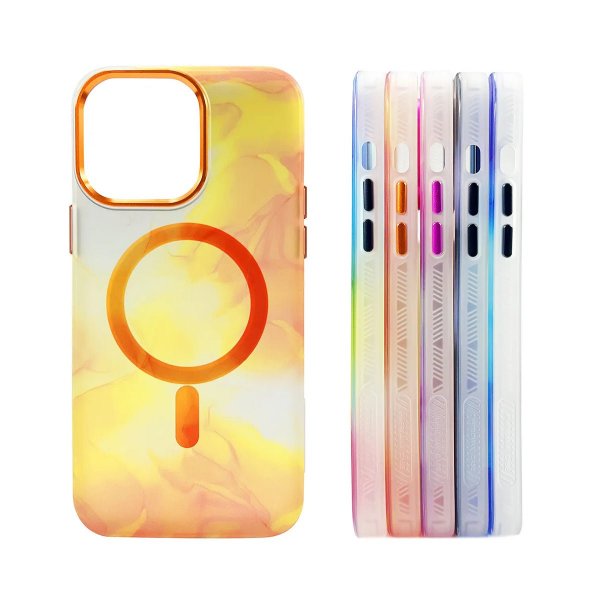 iPhone 13 Pro Max Kuori Kuvio Abstrakti Keltainen
