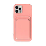 iPhone 13 Pro Max Kotelo Korttipidikkeellä Pinkki