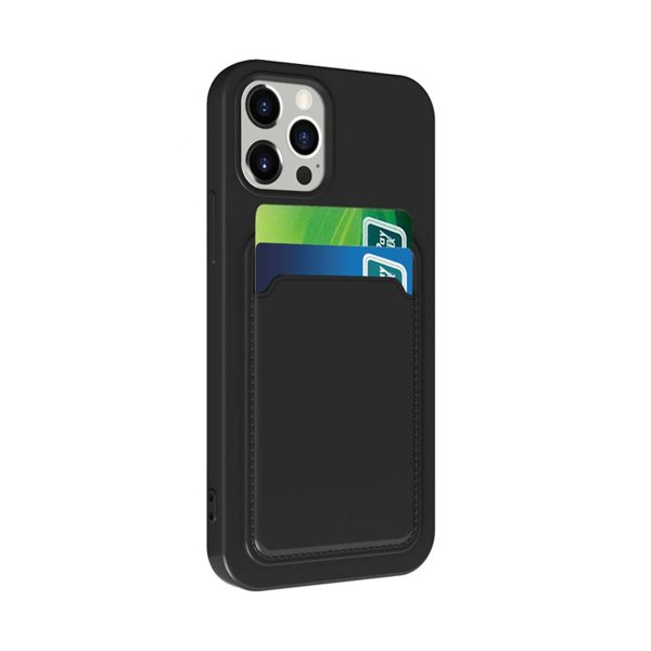 iPhone 13 Pro Max Kotelo Korttipidikkeellä Musta