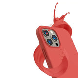 Rvelon iPhone 13 Pro Max -silikonikuori, pinkki