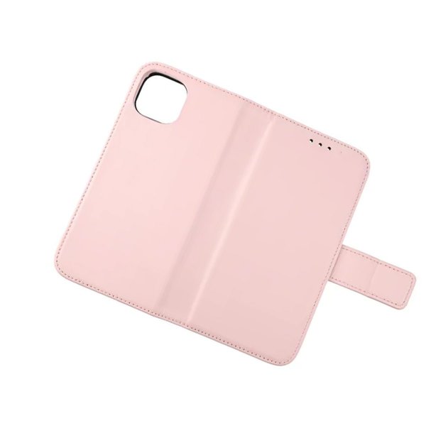 Rvelon iPhone 13 Pro Max -kotelo, aitoa nahkaa, vaaleanpunainen