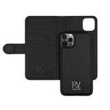 Rvelon iPhone 13 Pro Max Kotelo Magneettisesti Irrotettava Kuori Musta