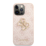 Guess iPhone 13 Pro Max -kuori Big Logo, vaaleanpunainen