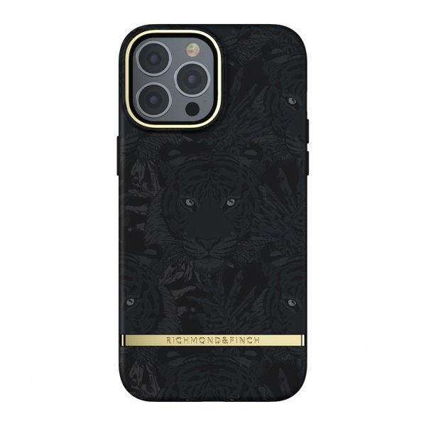 Richmond & Finch iPhone 13 Pro Max Suojakuori Black Tiger