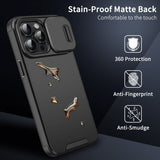 iPhone 13 Pro Max -kuori Camera Slide, musta