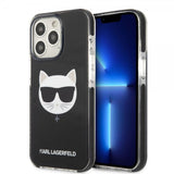 Karl Lagerfeld iPhone 13 Pro Max Suojakuori Choupette Musta