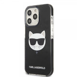 Karl Lagerfeld iPhone 13 Pro Max Suojakuori Choupette Musta