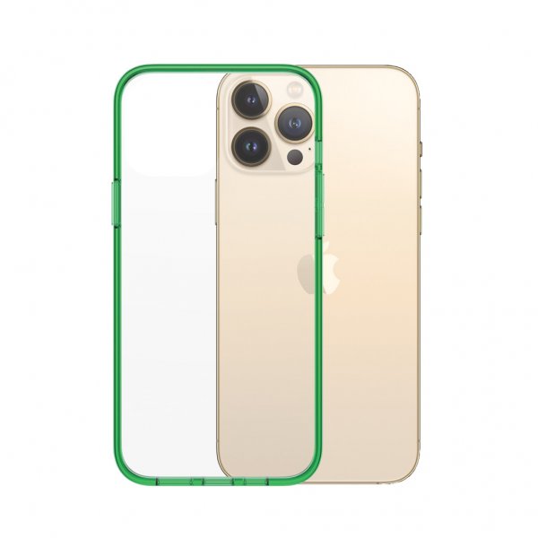 PanzerGlass iPhone 13 Pro Max ClearCase Color Lime -suojakuori