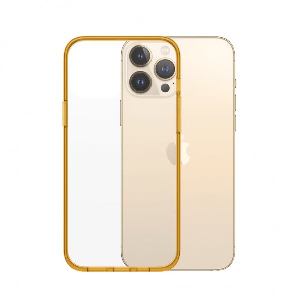 PanzerGlass iPhone 13 Pro Max ClearCase Color Tangerine -kuori