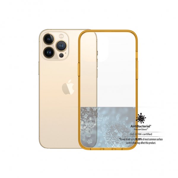 PanzerGlass iPhone 13 Pro Max ClearCase Color Tangerine -kuori