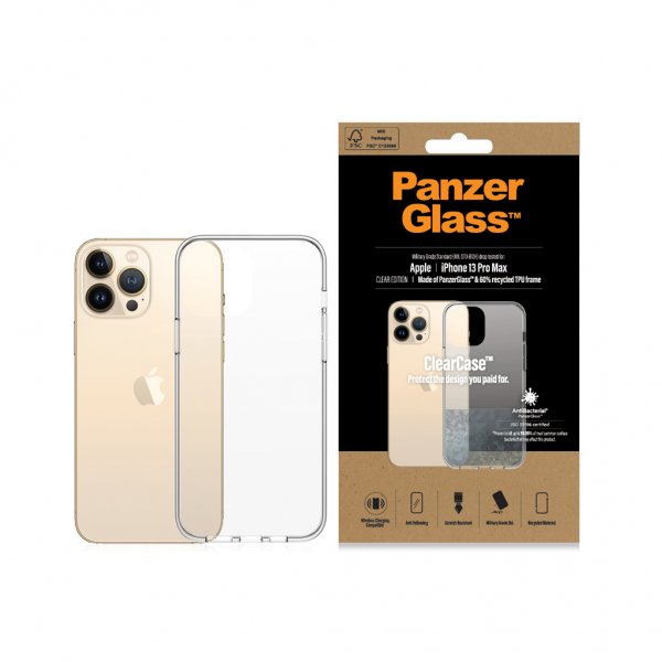 PanzerGlass iPhone 13 Pro Max ClearCase -läpinäkyvä kuori