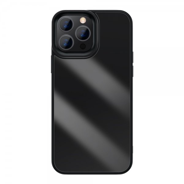 Baseus iPhone 13 Pro Max Crystal Series -suojakuori, musta