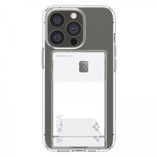 Spigen iPhone 13 Pro Max Suojakuori Crystal Slot Dual Crystal Clear