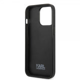 Karl Lagerfeld iPhone 13 Pro Max Suojakuori Flower Monogram Iconic Patch Harmaa