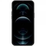 Nillkin iPhone 13 Pro Max -suojakuori, Frosted Shield Logo Cutout, musta