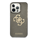 Guess iPhone 13 Pro Max Suojakuori Full Glitter Musta
