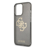 Guess iPhone 13 Pro Max Suojakuori Full Glitter Musta