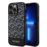 Guess iPhone 13 Pro Max Suojakuori G Cube MagSafe Musta