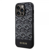 Guess iPhone 13 Pro Max Suojakuori G Cube MagSafe Musta