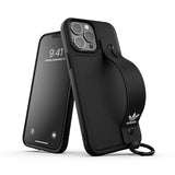 Adidas iPhone 13 Pro Max -kotelo rannenauhalla, musta