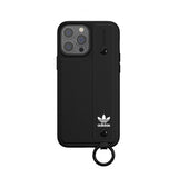 Adidas iPhone 13 Pro Max -kotelo rannenauhalla, musta