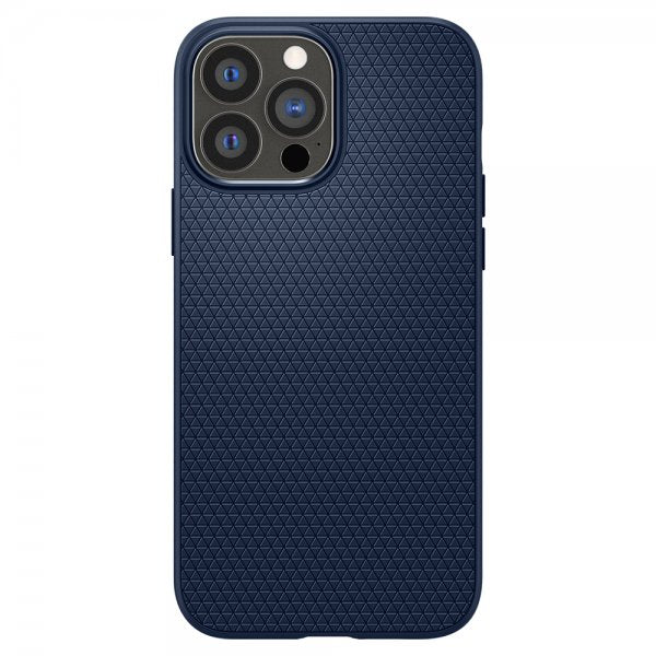Spigen iPhone 13 Pro Max Suojakuori Liquid Air Navy Blue