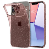 Spigen iPhone 13 Pro Max Suojakuori Liquid Crystal Glitter Rose Quartz