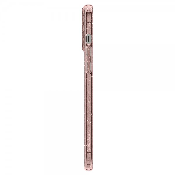 Spigen iPhone 13 Pro Max Suojakuori Liquid Crystal Glitter Rose Quartz