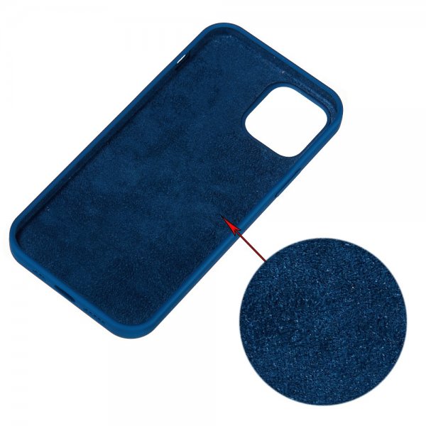 iPhone 13 Pro Max Kotelo Liquid Silicone Sininen