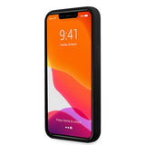 AMG iPhone 13 Pro Max -kuori, Liquid Silicone Two Tone, harmaa