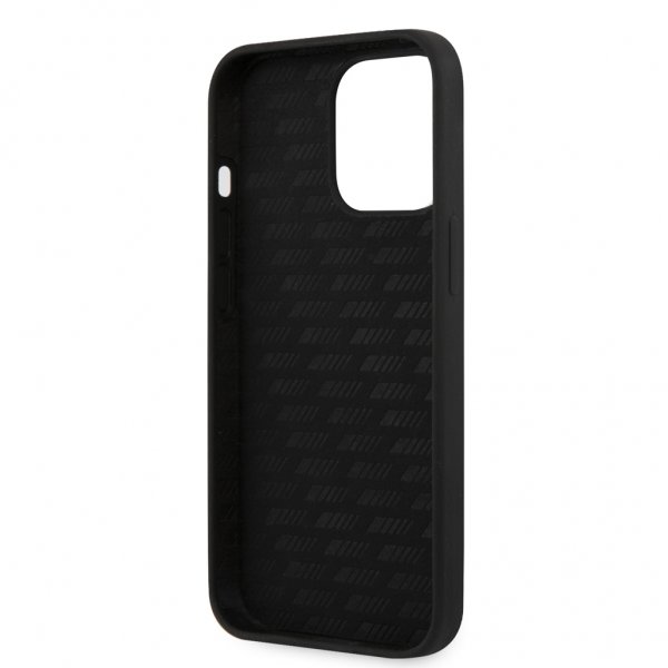 AMG iPhone 13 Pro Max -kuori, Liquid Silicone Two Tone, harmaa