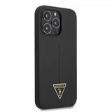 Guess iPhone 13 Pro Max -kuori Metal Triangle, musta