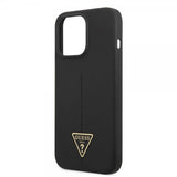 Guess iPhone 13 Pro Max -kuori Metal Triangle, musta